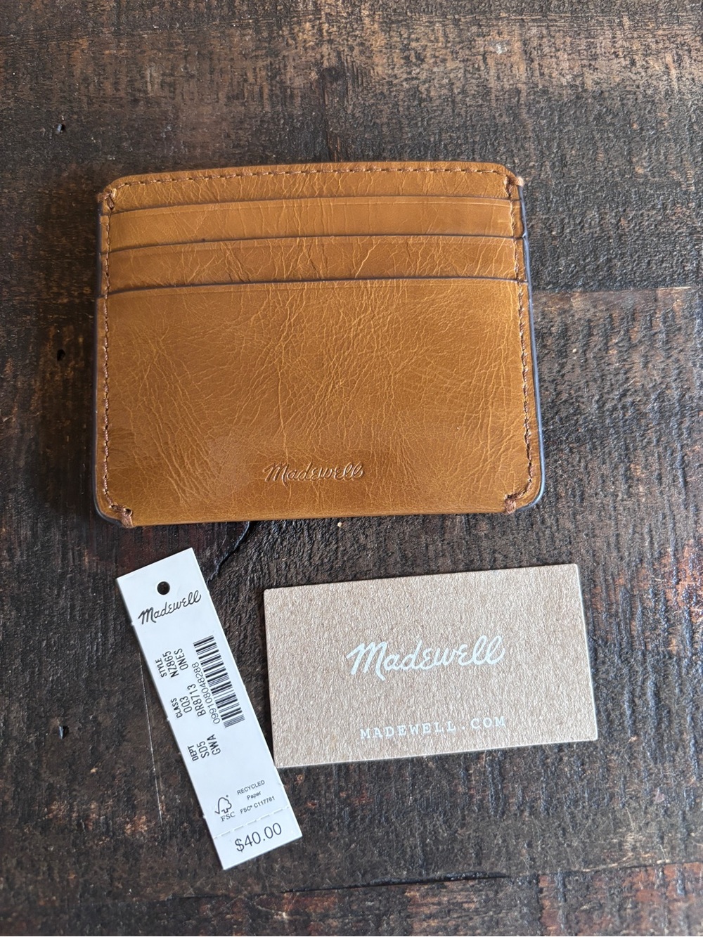 NWT-Madewell Card Case
